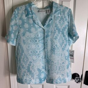Alfred Dunner - Sheer Button down